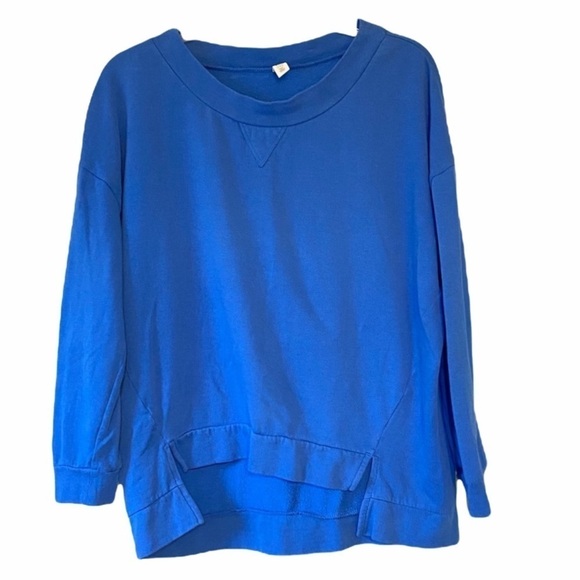 BP Crewneck Sweatshirt Blue Faded Oversized XXS - Picture 1 of 7